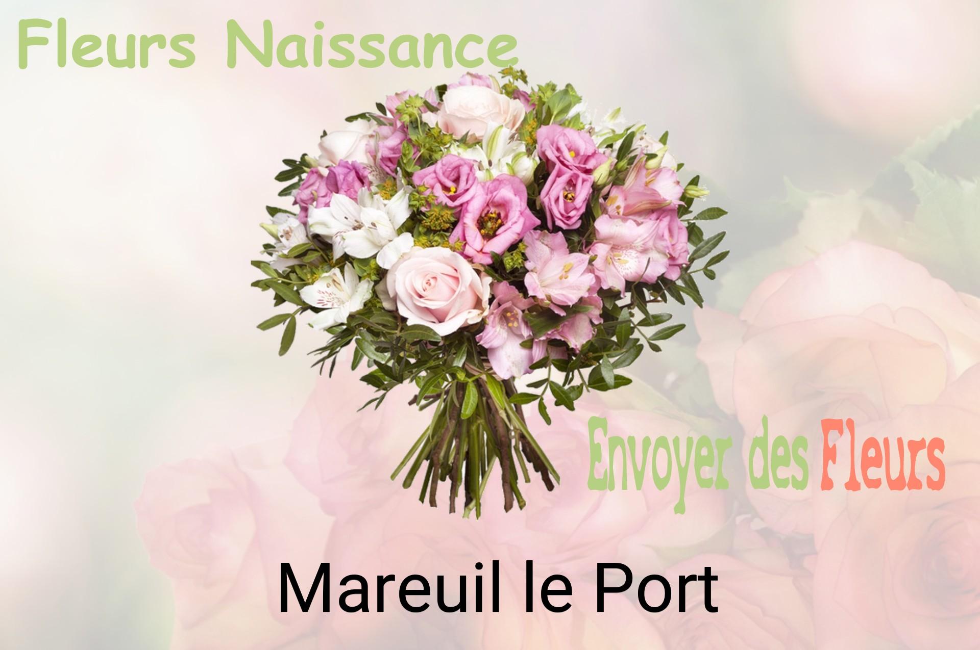Bouquet de fleurs de naissance livré à Mareuil-le-Port